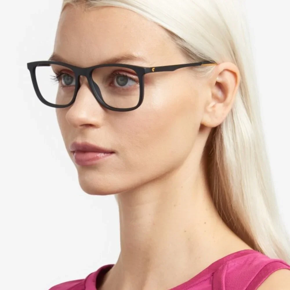 Carrera Junior CARRERA2045T 08LZ 00 Square Eyeglasses 52mm - Black/Orange